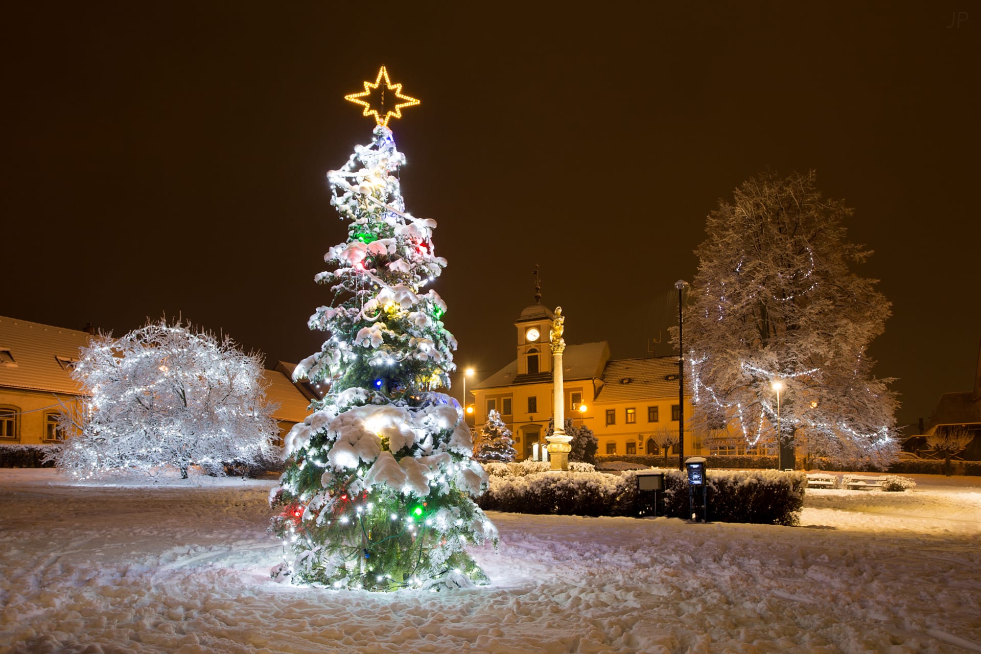 18. Vánoční strom v Solnici.