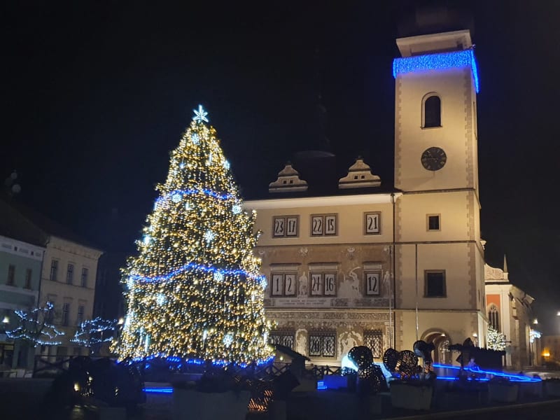 14. Vánoční strom v Mladé Boleslavi.