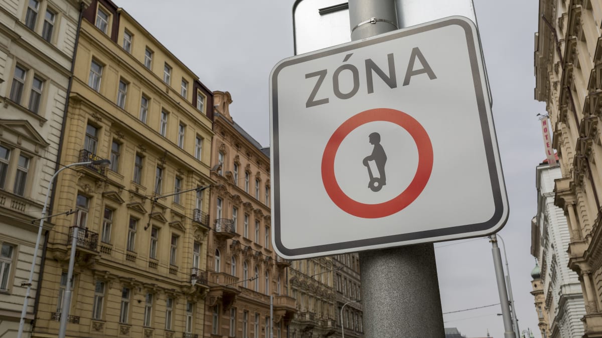 Zákaz vozítek segway v Praze