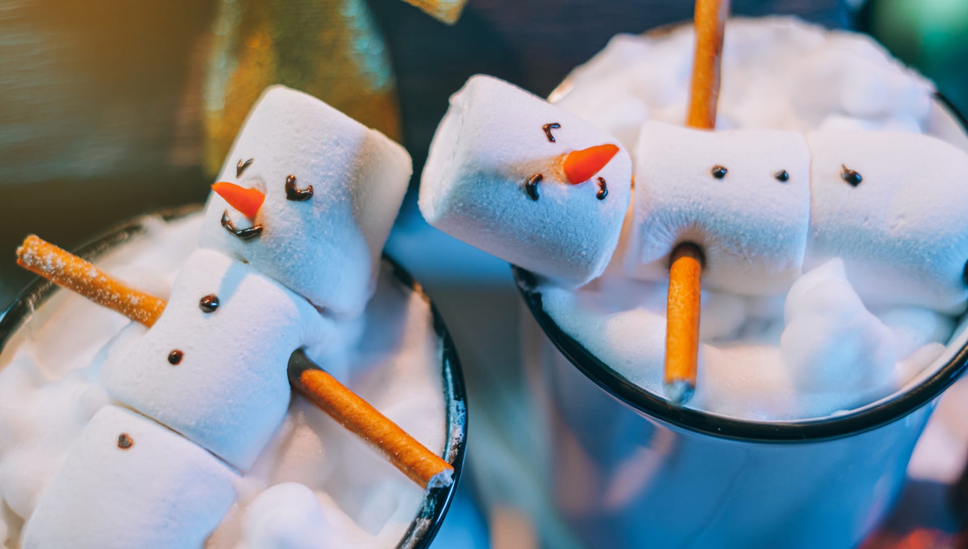 Marshmallows se umí proměnit i na sněhuláčky