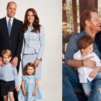 Lidé po zveřejnění snímku prince Harryho s jeho manželkou Meghan a dětmu porovnávají, jaká pravidla v které rodině panují.