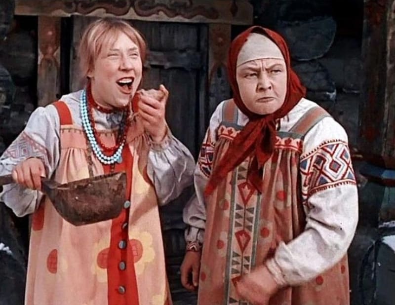 Inna Čuriková, která ztvárnila Marfušu viděla pohádku pouze jedenkrát v životě. 