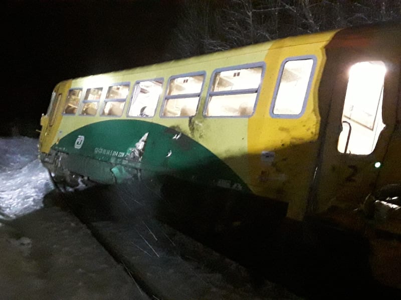 Železniční nehoda na Žďársku