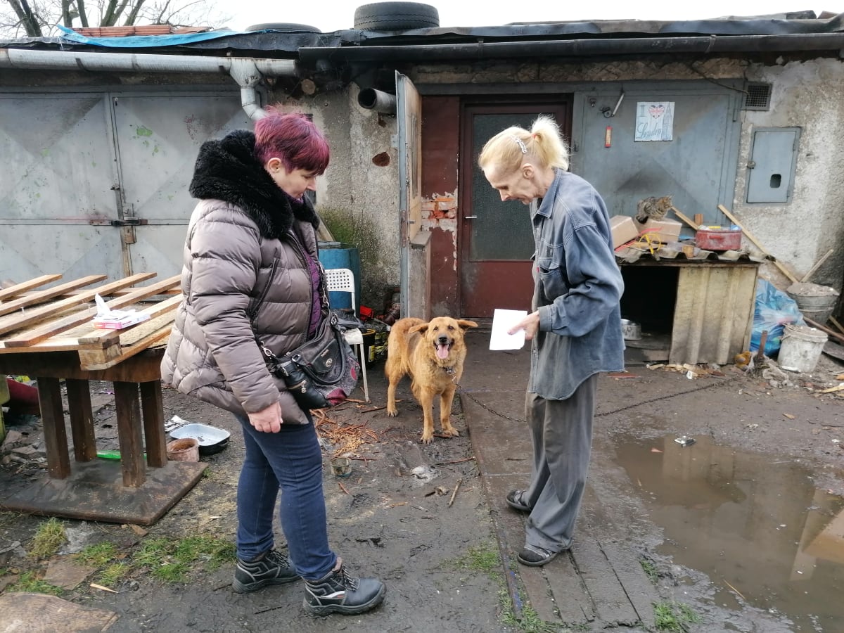 Čtenářky CNN Prima NEWS přivezly na silvestra paní Dagmar Palákové potravinovou pomoc i několik kontaktů a dalších nabídek, které zlepší život ženě bez domova i jejím zvířatům.