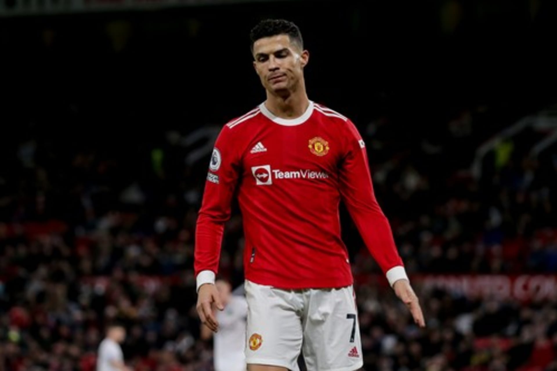 Cristiano Ronaldo ve vítězném zápase Premier League proti Burnley (3:1)