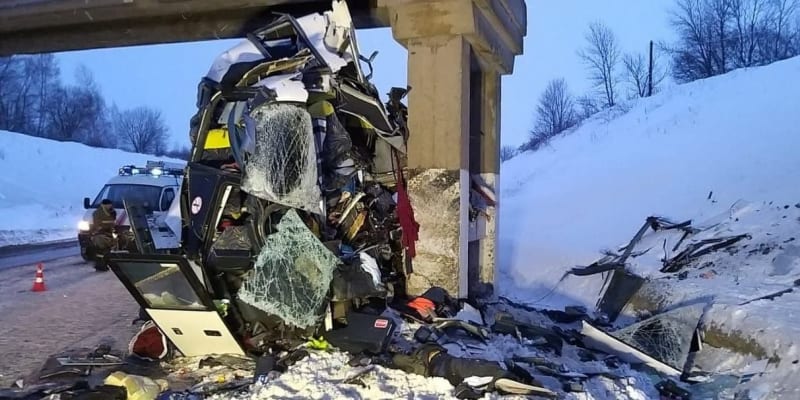 Tragická nehoda u ruského Voslebova si vyžádala pět obětí 