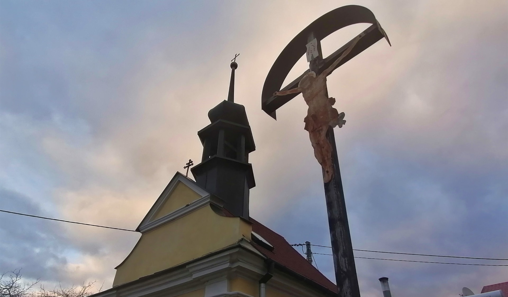 Morová kaple nad Novým Jičínem na severovýchodní Moravě. Místo modliteb za odvrácení covidu