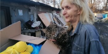 Psa, 11 koček a andulky v garáži bezdomovkyně stále vykrmují čtenáři CNN Prima NEWS