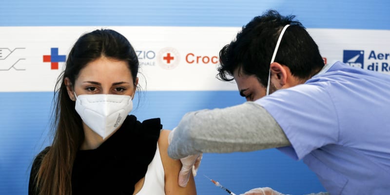 Očkování proti covidu v Itálii