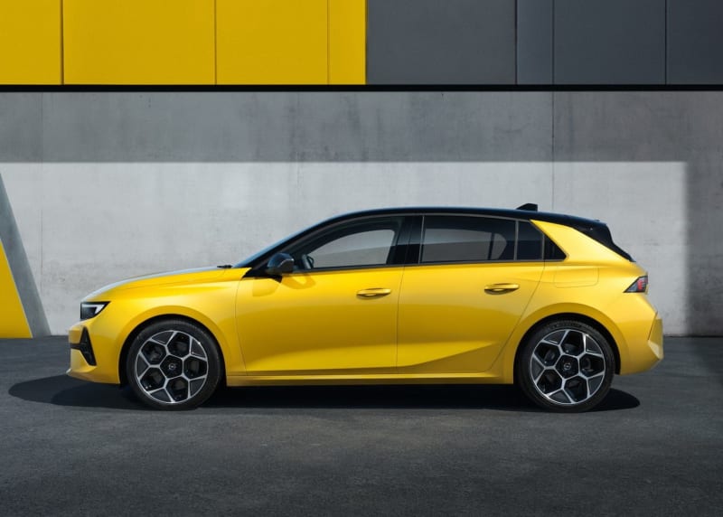 Nový Opel Astra (2022). 