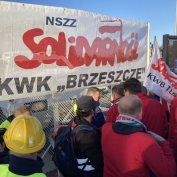 Demonstrace za ukončení těžby v dole Turów