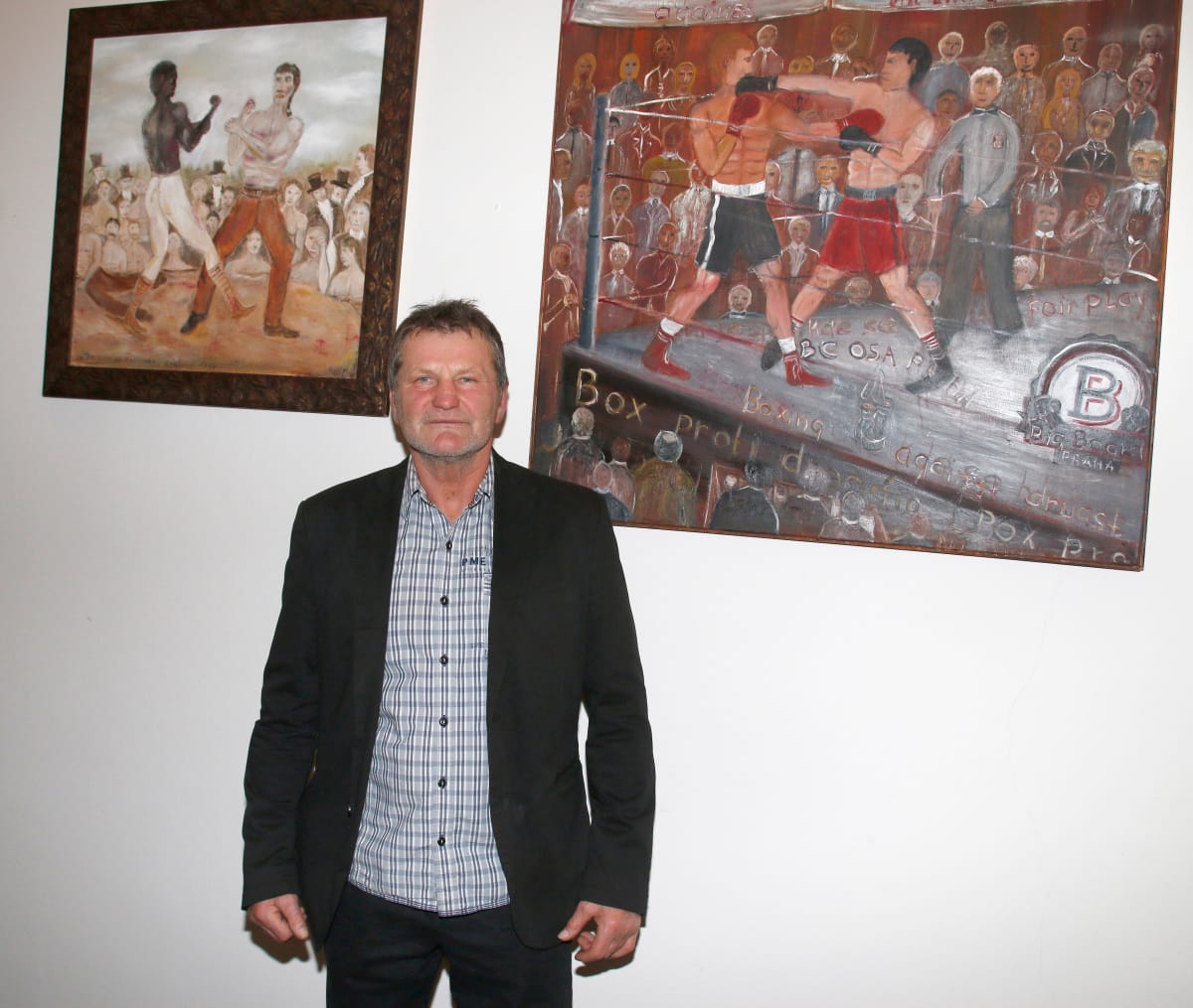 Bývalý boxer Rostislav Osička je velkým fanouškem Muhammada Aliho. A stejně jako on má i jiné zájmy než sport - třeba umění.