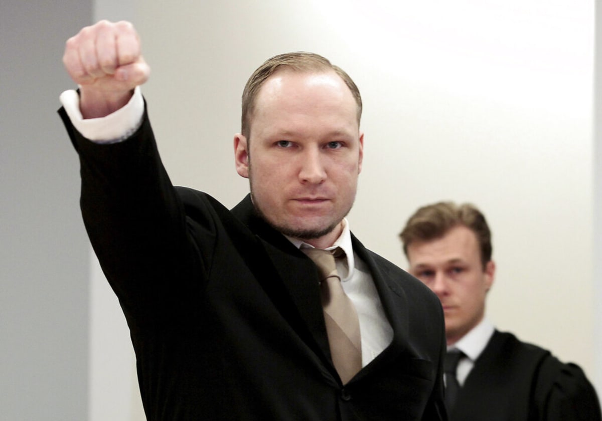 Norský masový vrah Anders Behring Breivik