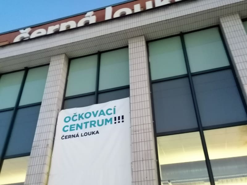 Očkovací centrum v Ostravě na Černé louce. Největší v Moravskoslezském kraji