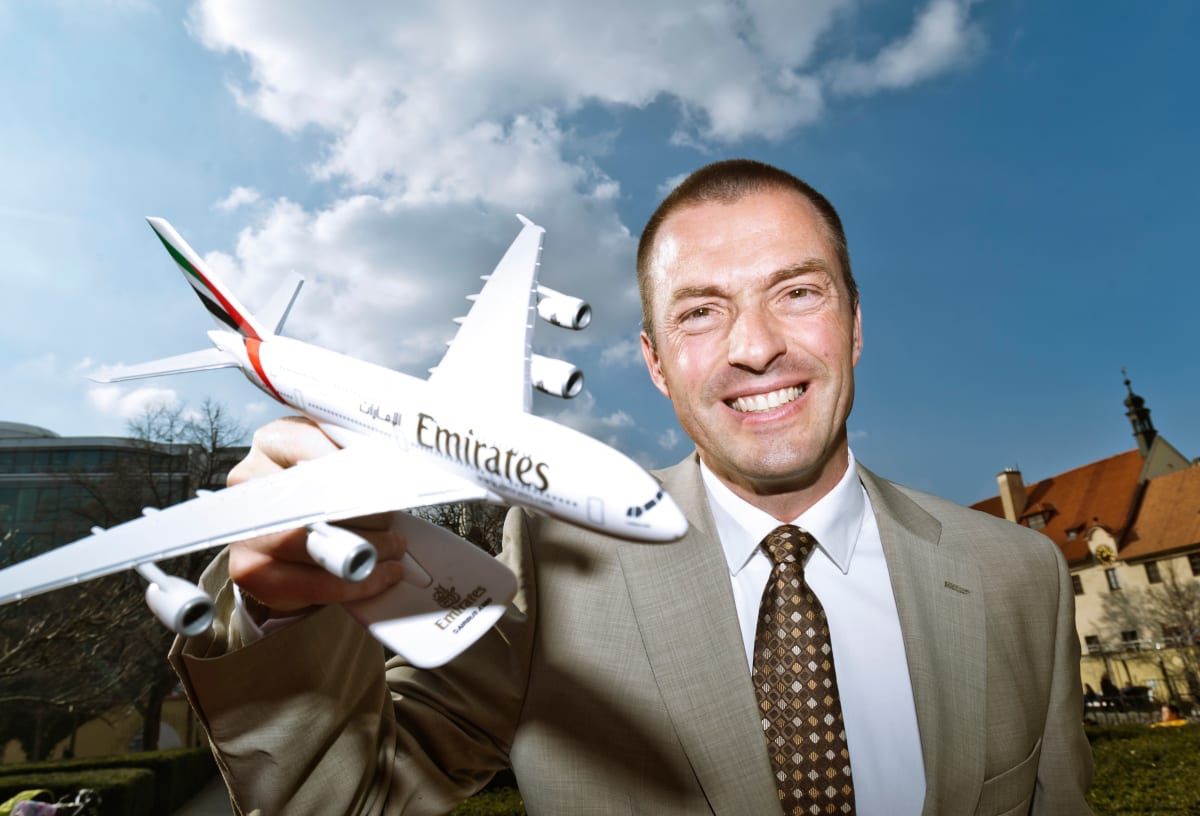 David Hecl byl kapitánem největšího dopravního letadla na světě.