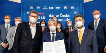 ODS, TOP 09 a lidovci podepsali memorandum. V komunálních volbách v Praze chtějí 30 procent