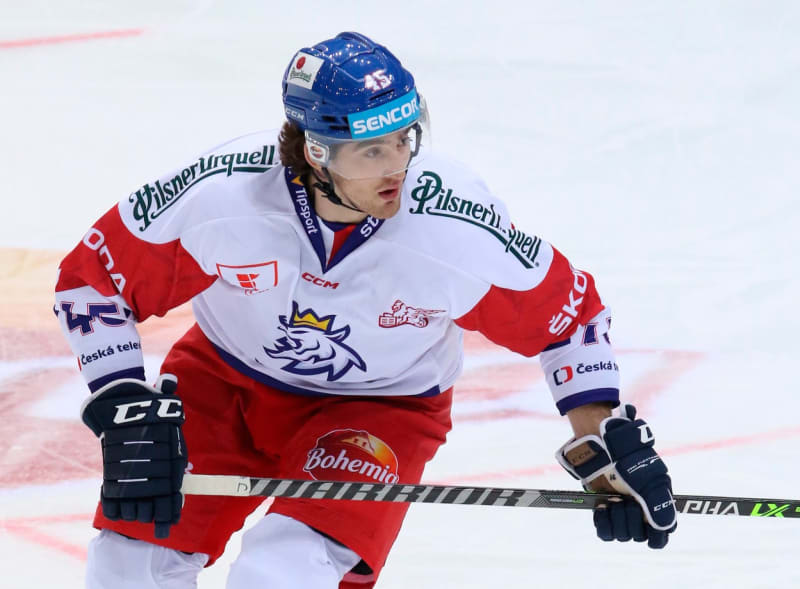 Útočník Lukáš Sedlák (Čeljabinsk/KHL)