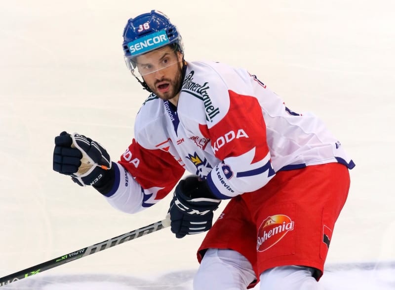 Útočník Tomáš Hyka (Čeljabinsk/KHL)