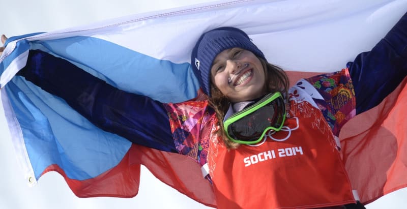 Eva Samková získala na olympijských hrách v Soči v roce 2014 zlatou medaili.