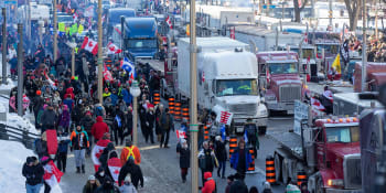 Demonstrace v Kanadě proti covidovým opatřením sílí. Z Ottawy míří do dalších měst