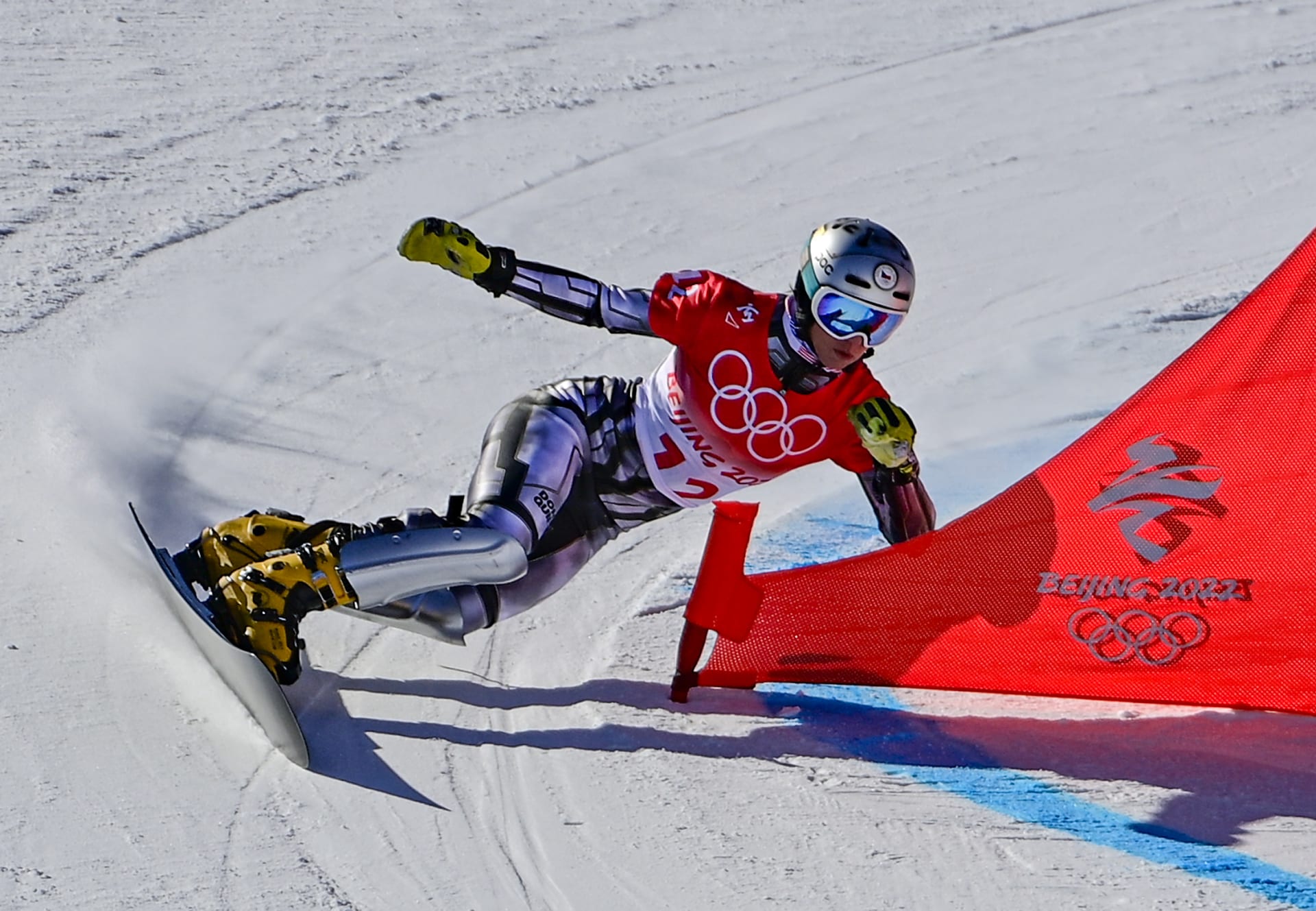 Ester Ledecká nenašla na snowboardu přemožitelku ani na olympiádě v Pekingu.