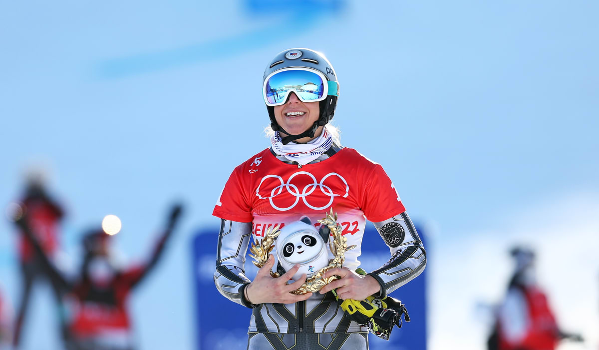 Ester Ledecká má olympijské zlato i z Pekingu 2022.