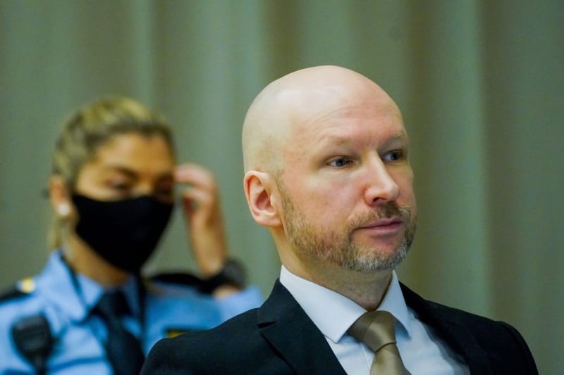 Anders Breivik před soudem 