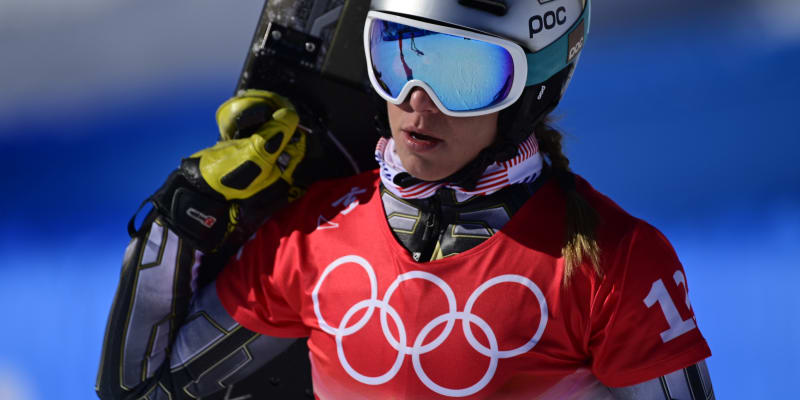 Ester Ledecká po obřím slalomu