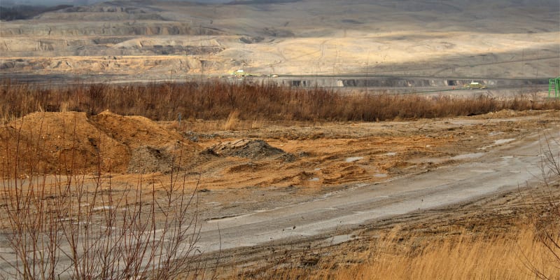 Hnědouhelný důl Turów v Polsku