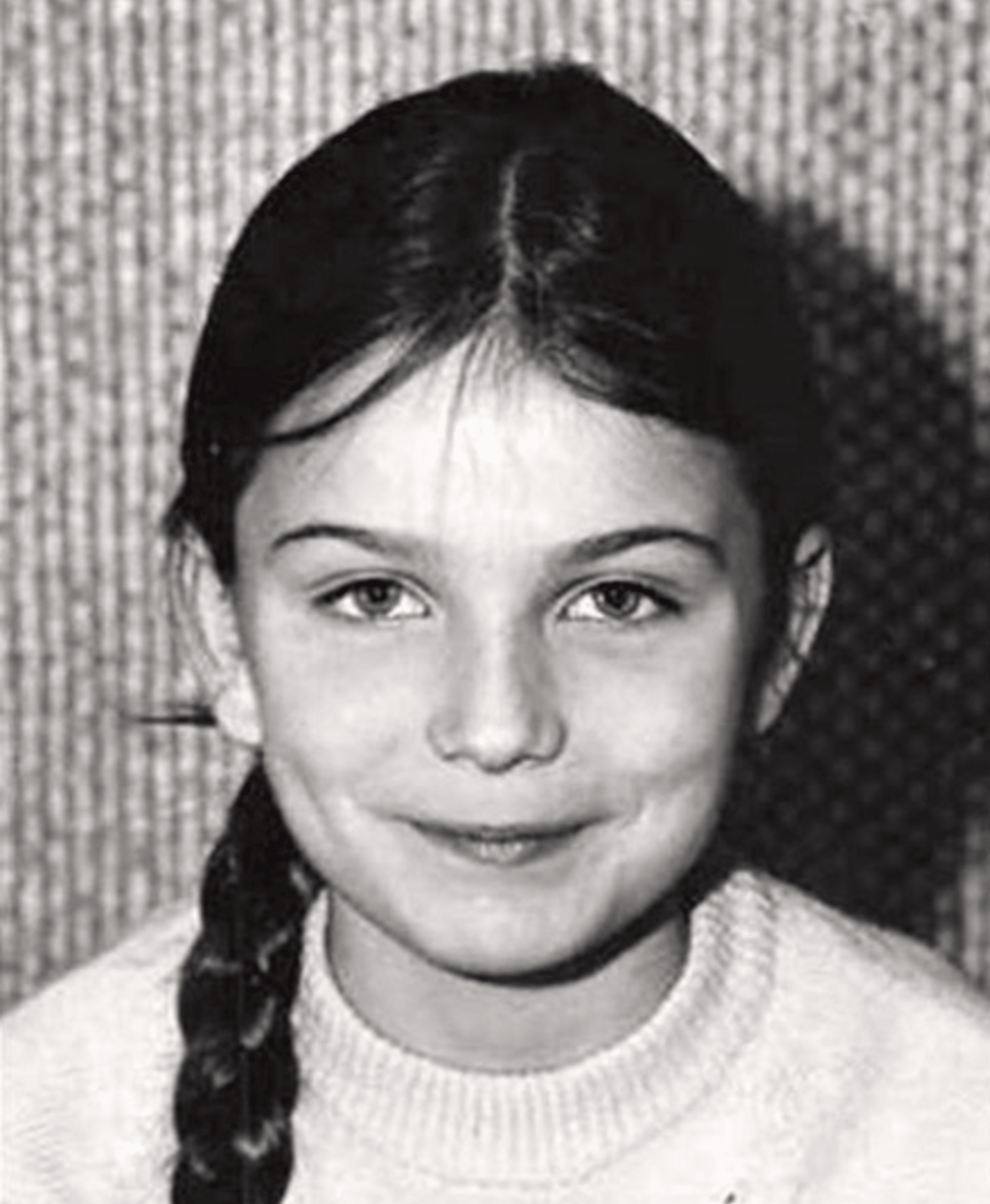 Malá Pavlína Pořízková v době, kdy emigrovala do Švédska