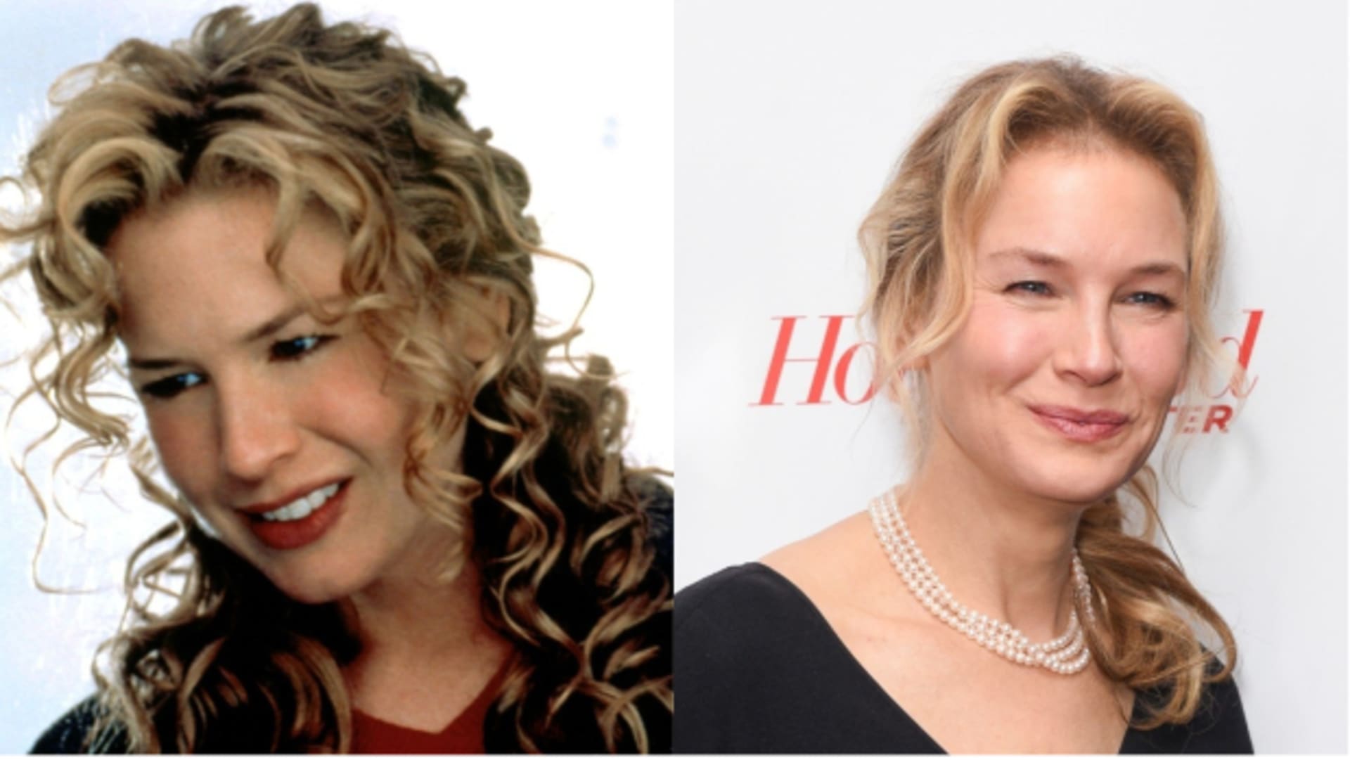 Renée Zellweger v roce 1991 a v roce 2017