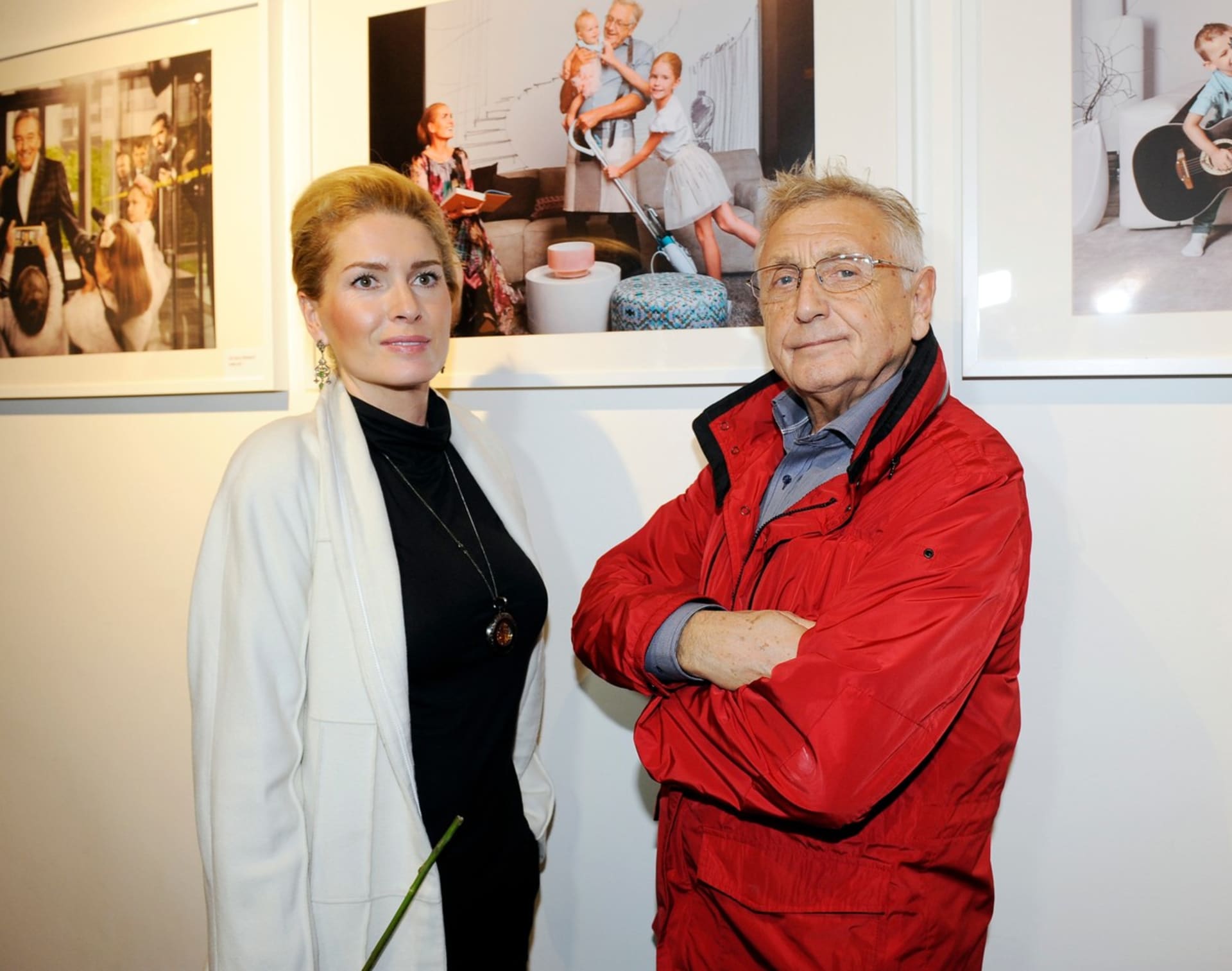 Olga Menzelová s Jiřím Menzelem