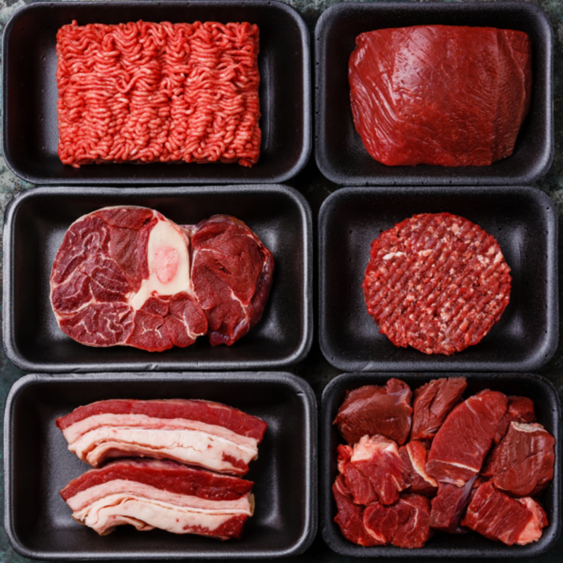 8 potravin maso