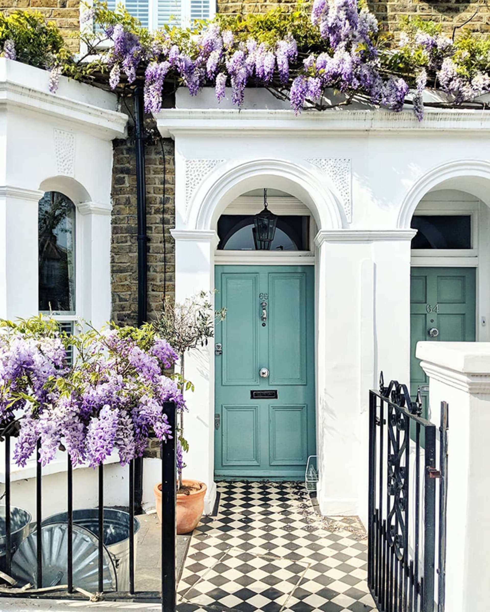 Nejkrásnější rozkvetlé dveře Londýna 18