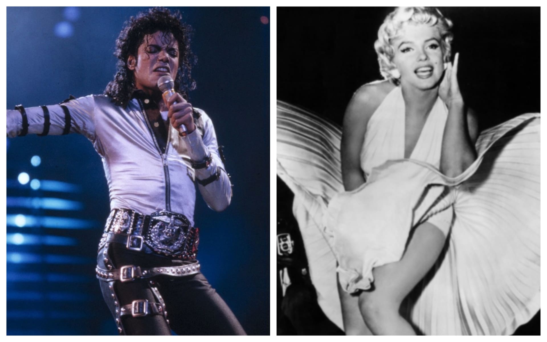 Michael Jackson a Marilyn Monroe