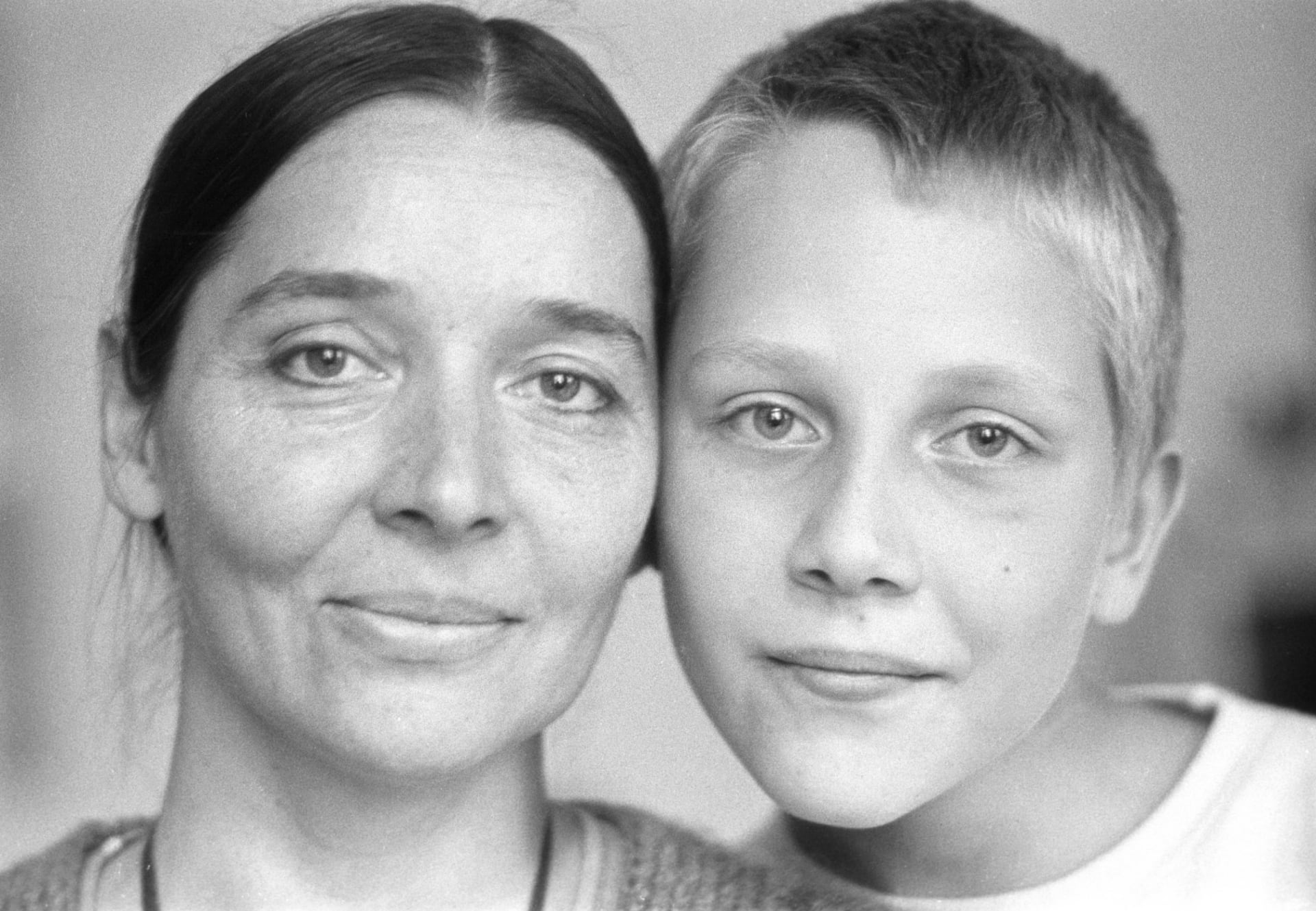 Libuše Geprtová se svým synem Svatoplukem Geprtem