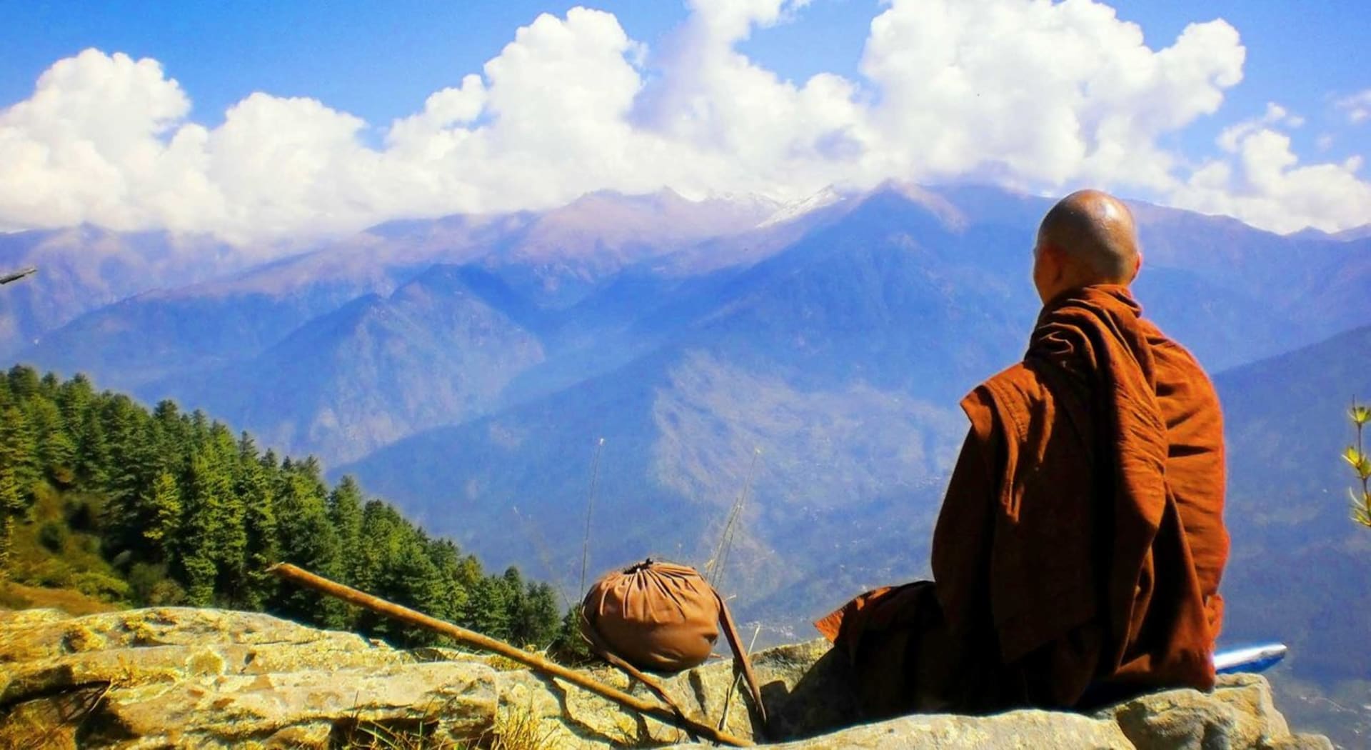 Meditace v Himalájích