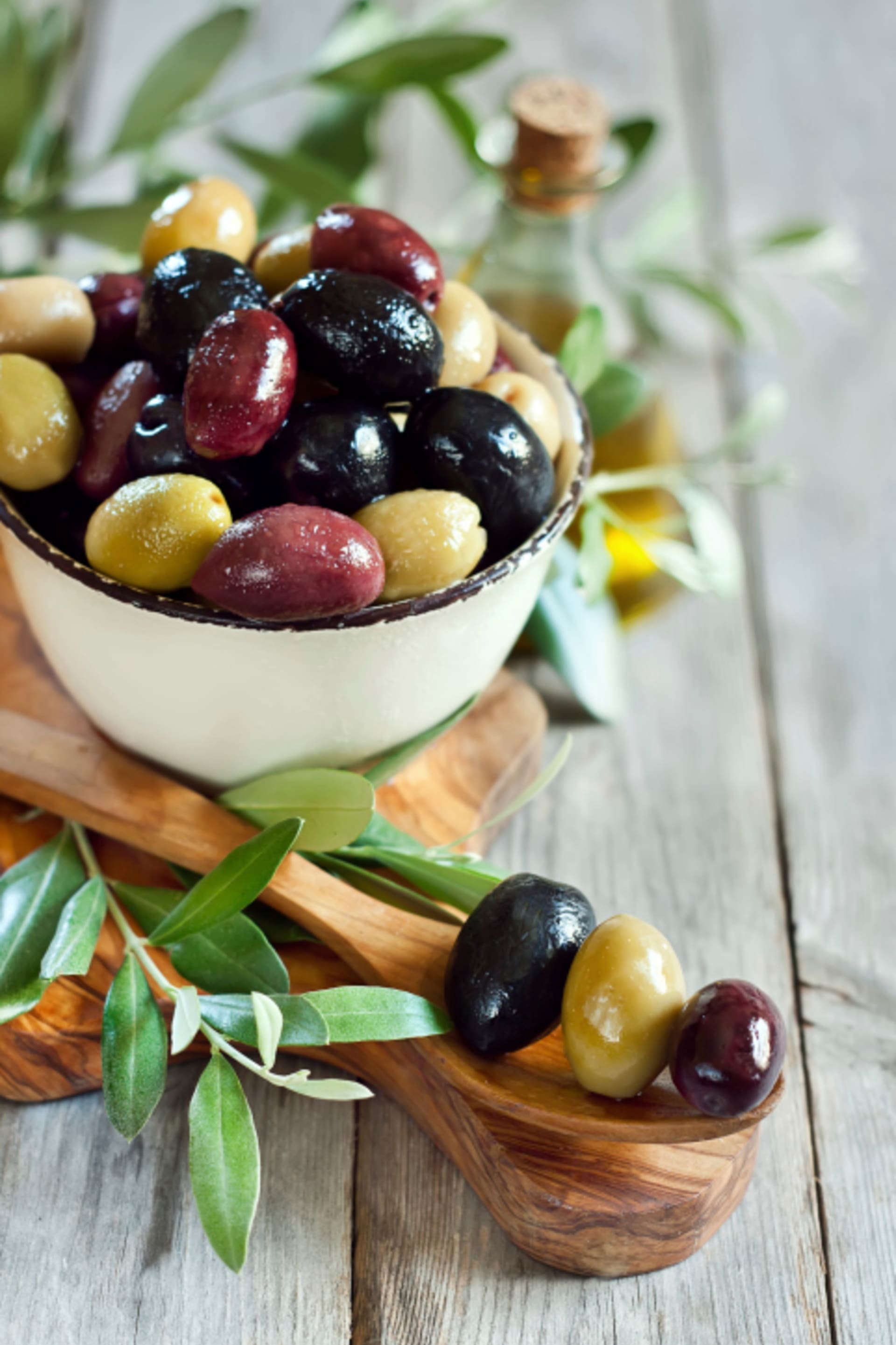 Olivy jsou zdrojem zdravých tuků.