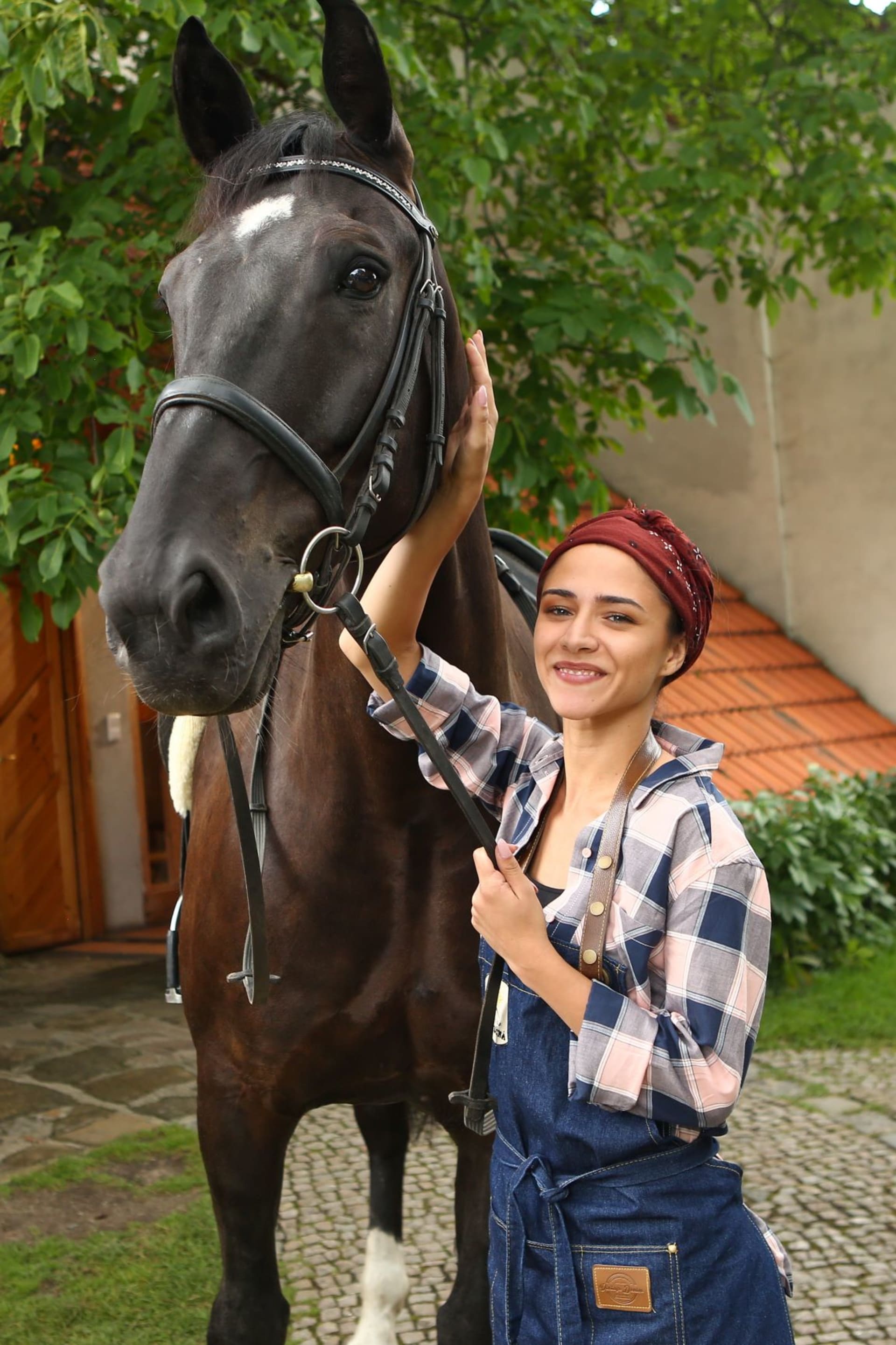 Eva Burešová s koněm