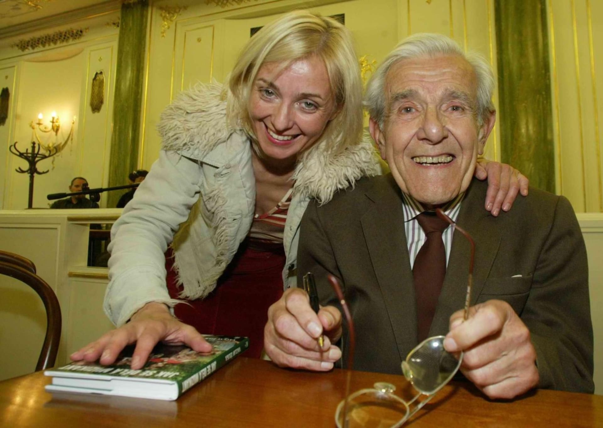 Veronika Žilková se svým otcem Václavem Žilkou.