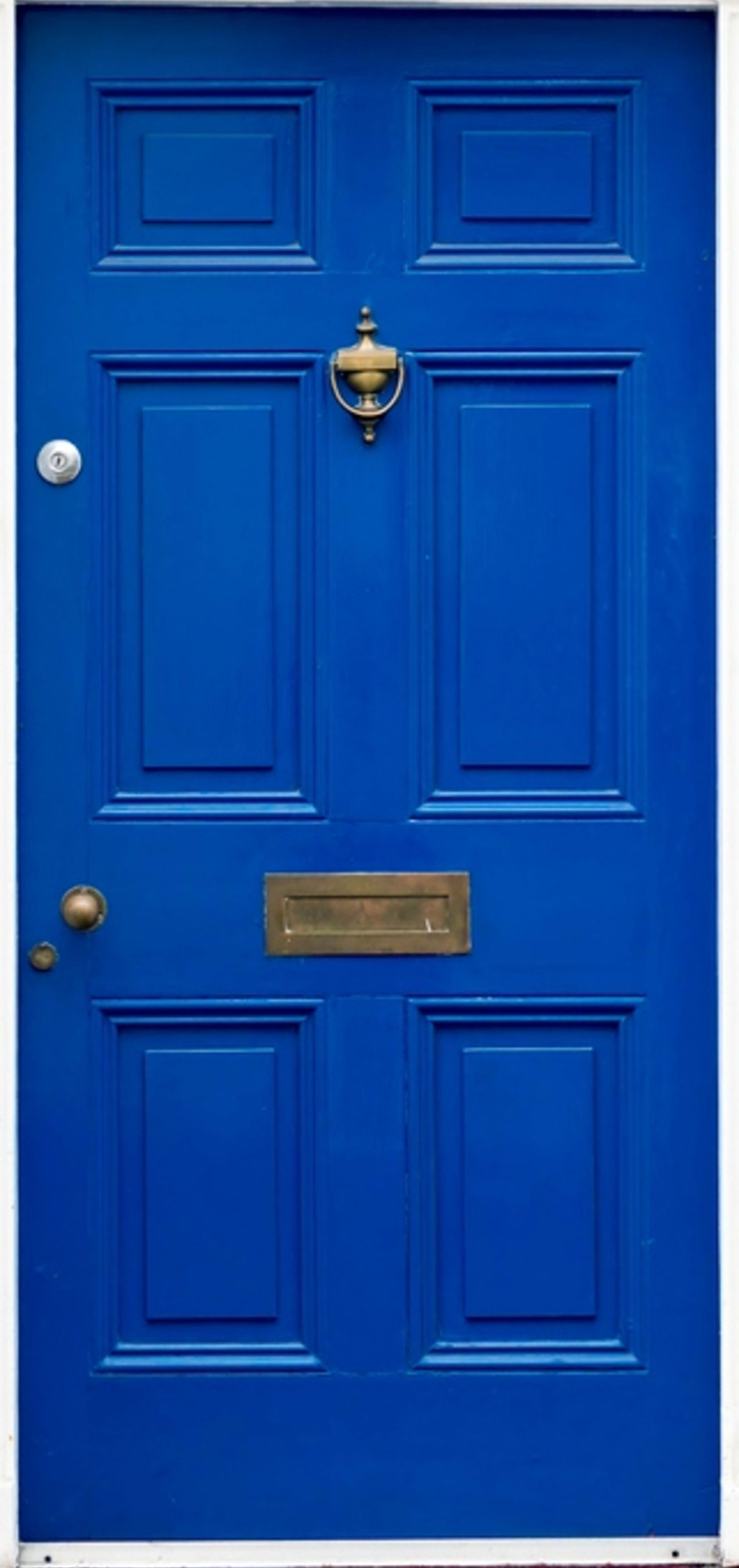 test dveře - modrá