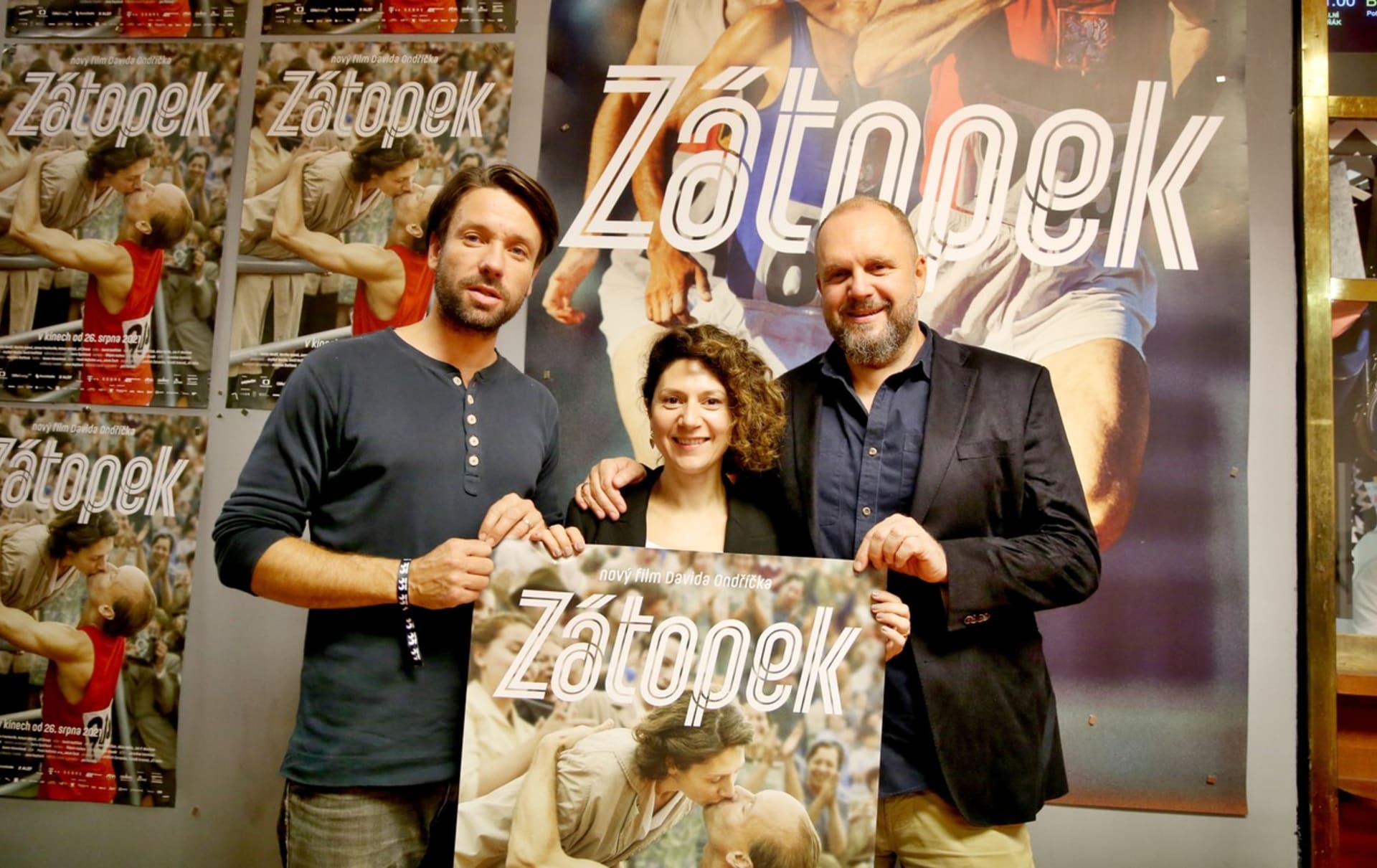 V Karlových Varech manželé Ondříčkovi představili film Zátopek, který David režíroval a Martha v něm hraje Danu Zátopkovou.