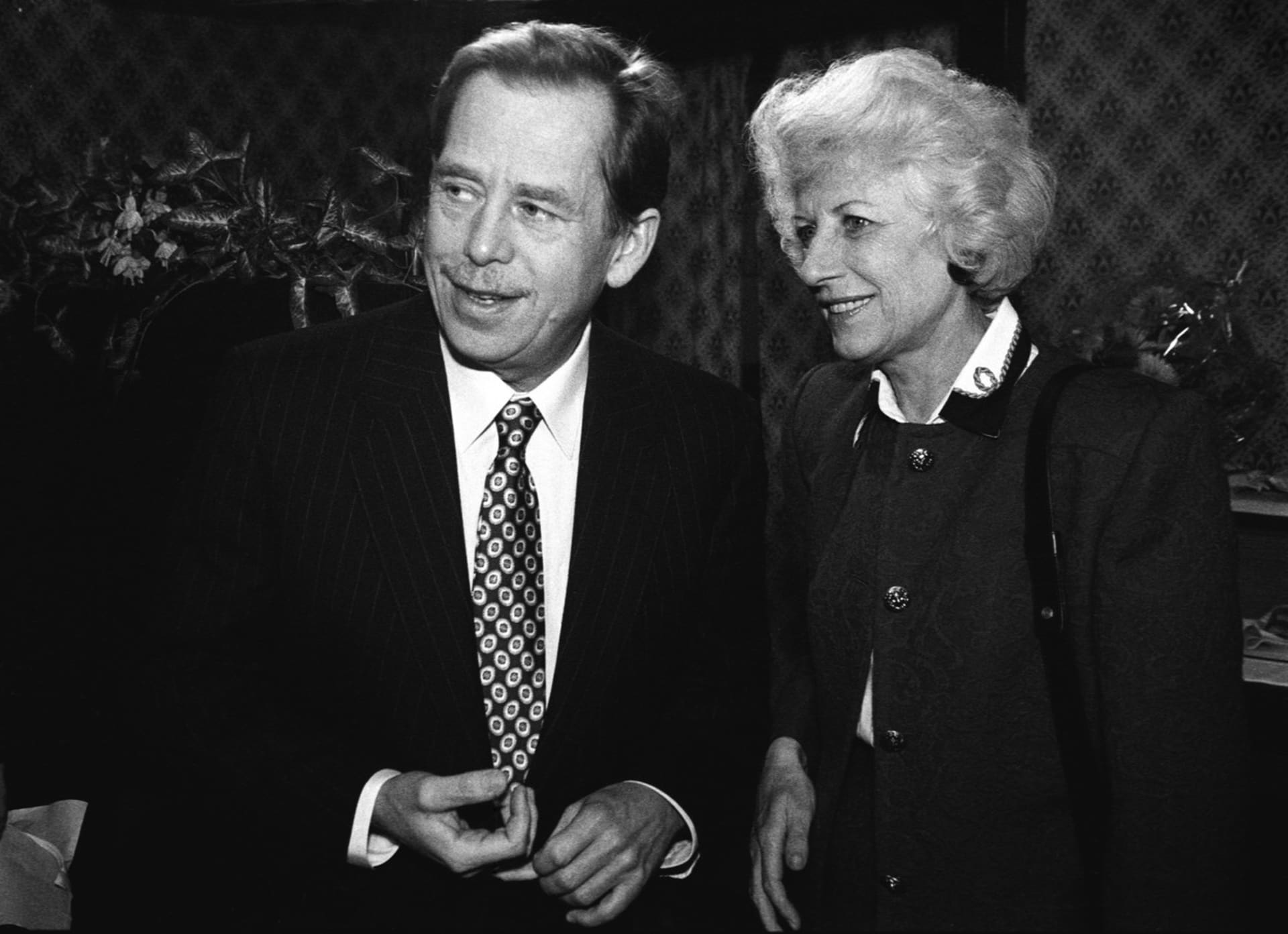 Václav Havel a Olga Havlová.