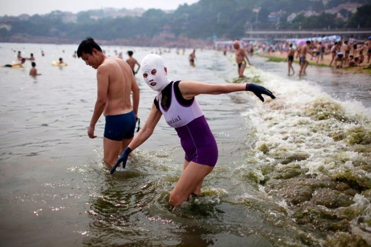 Obličejové plavky v Číně - Obrázek 1