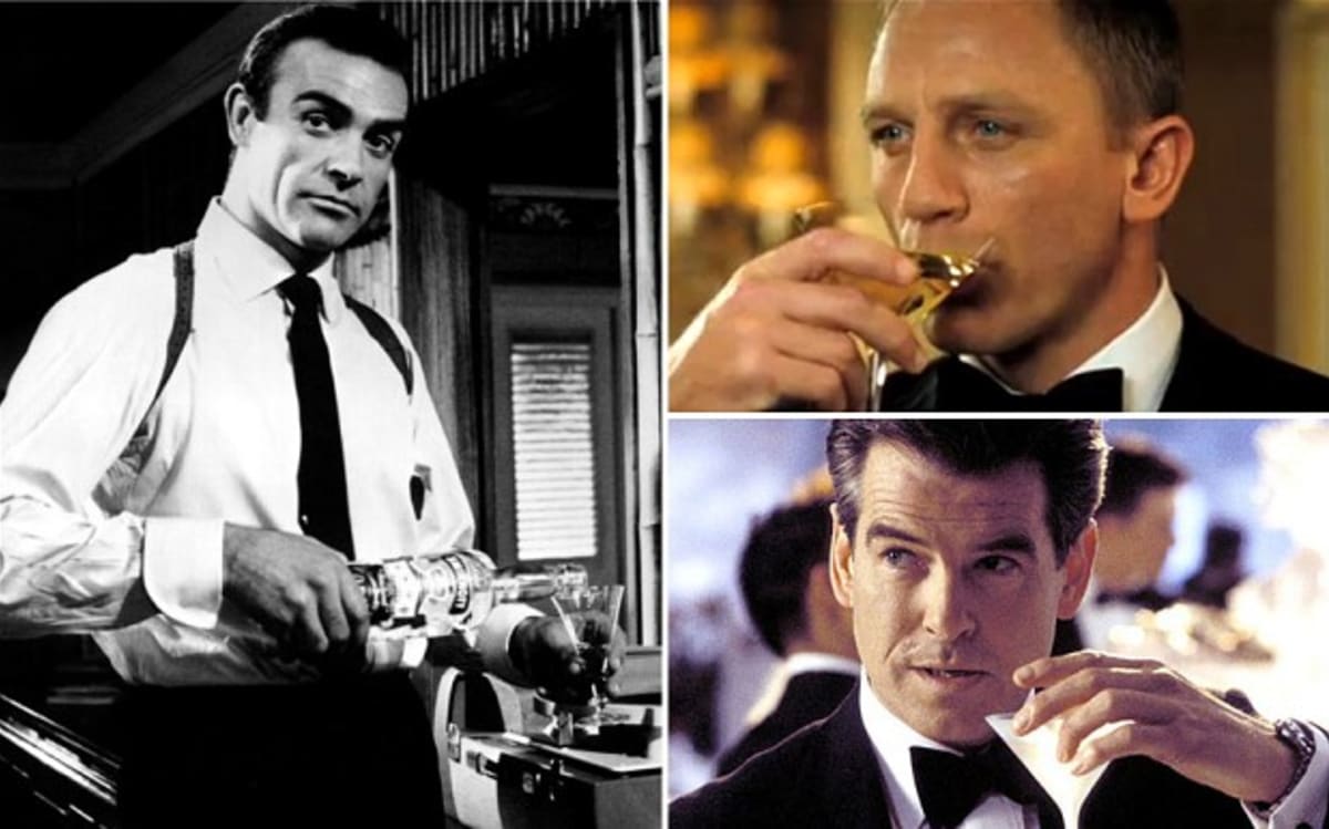 Který Bond se nejvíc opíjel?