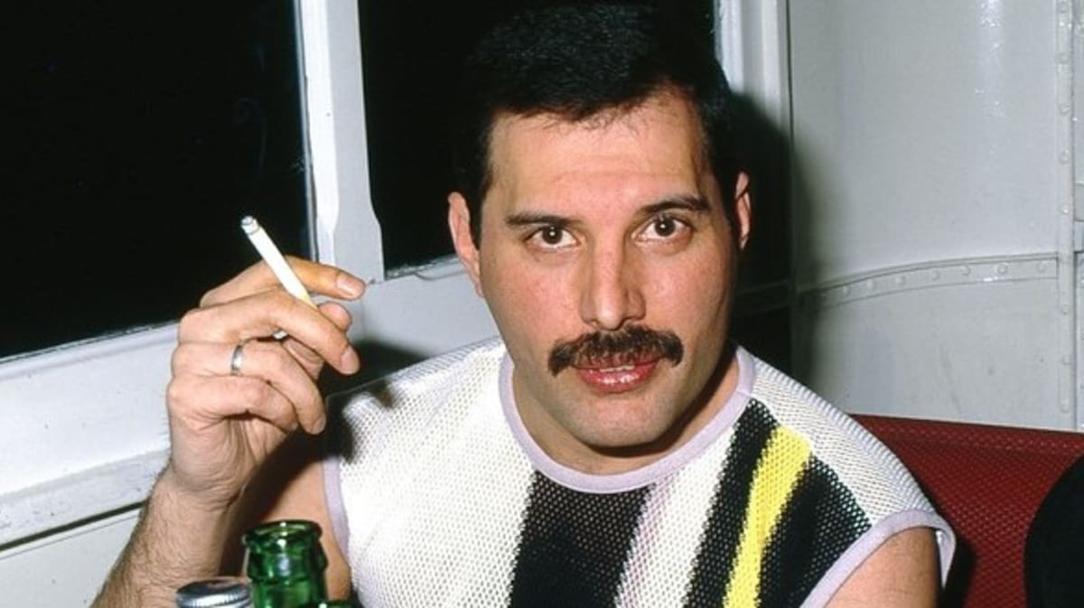 Freddie Mercury v roce 1988.