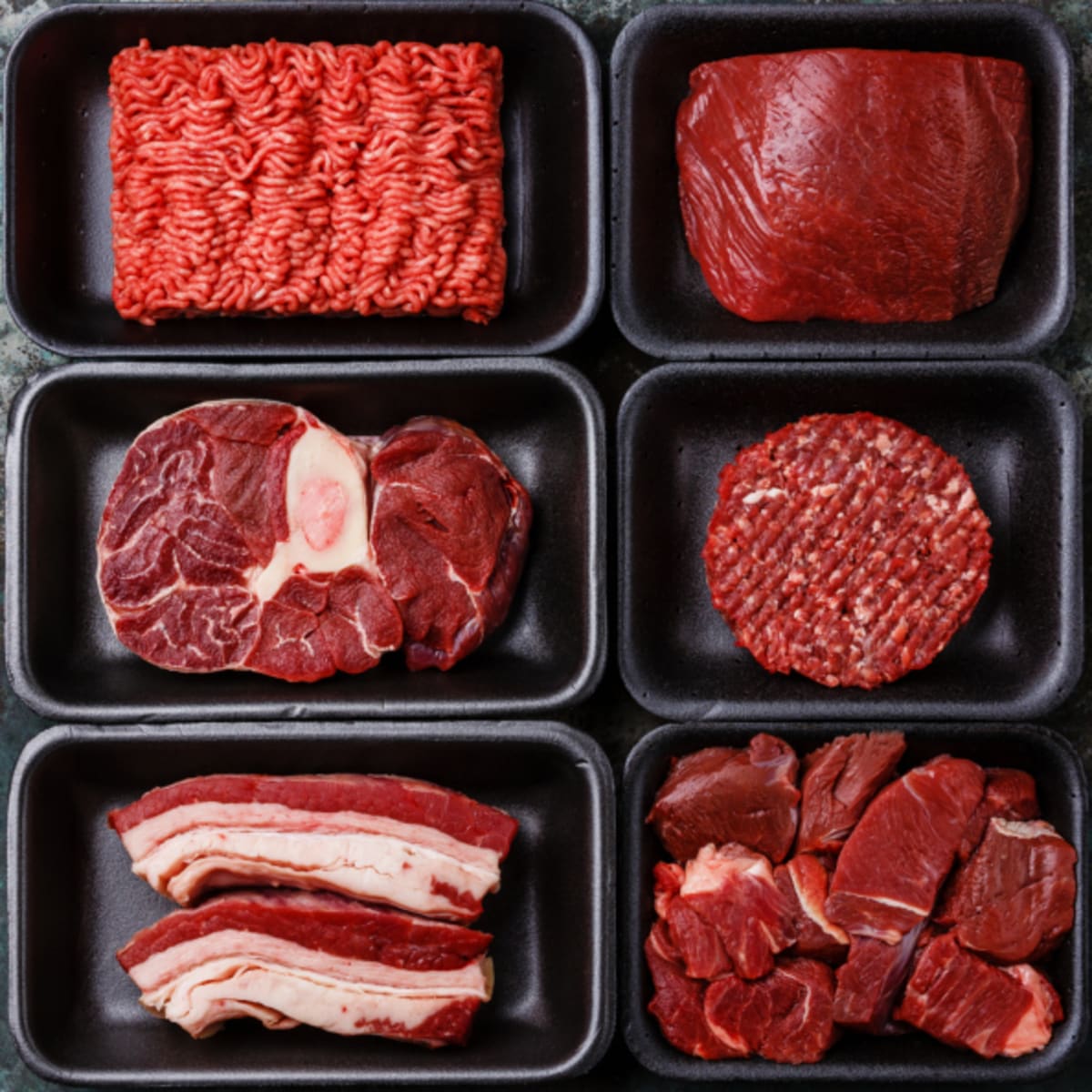 8 potravin maso
