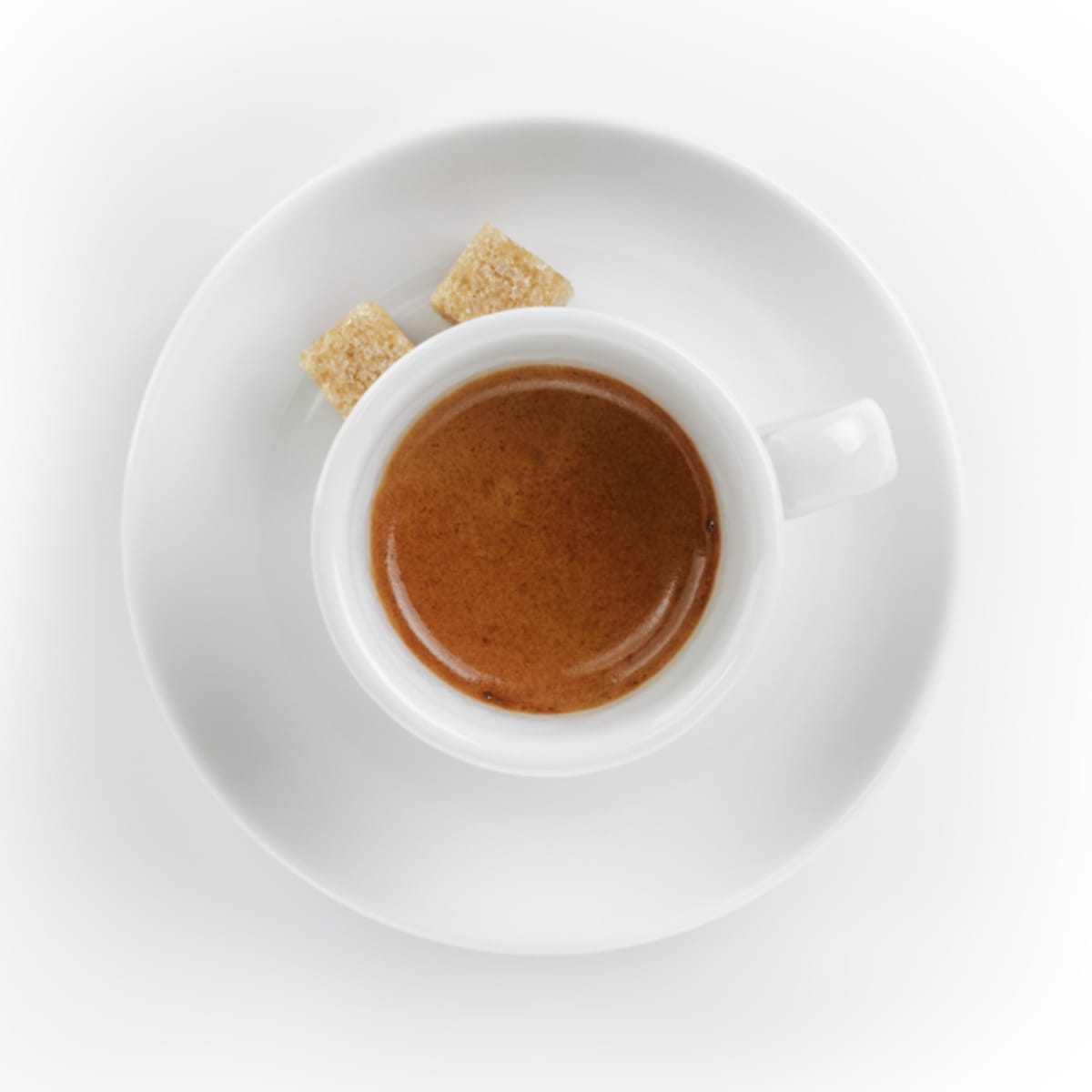 Kafe a test černá cukr
