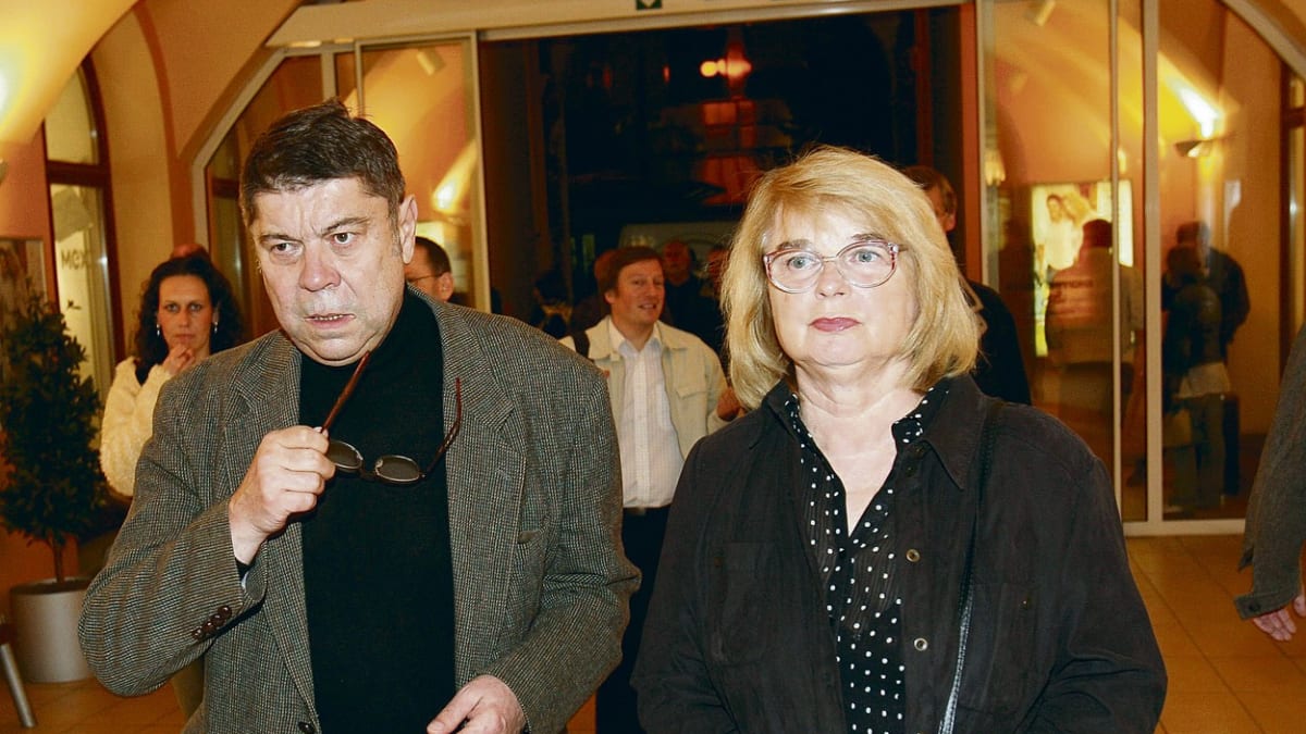 Martin Štěpánek s manželkou