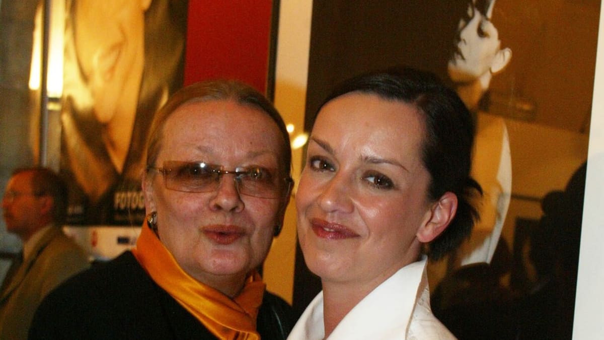 Tereza Brodská se svojí maminkou Janou Brejchovou (2003)